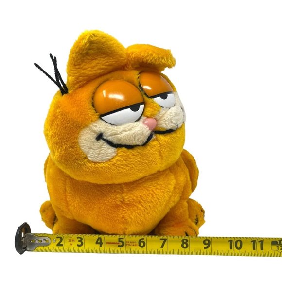 Vintage Dakin Garfield Cat Orange Black 10 inch Plush Stuffed Animal Toy 1981 - Picture 10 of 12
